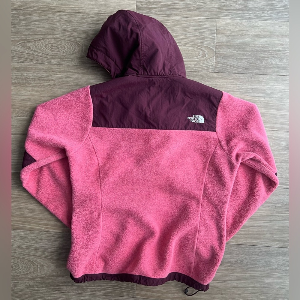 The North Face Women's Size Medium Polartec Denali Fleece Jacket Pink Hoodie - Picture 4 of 7